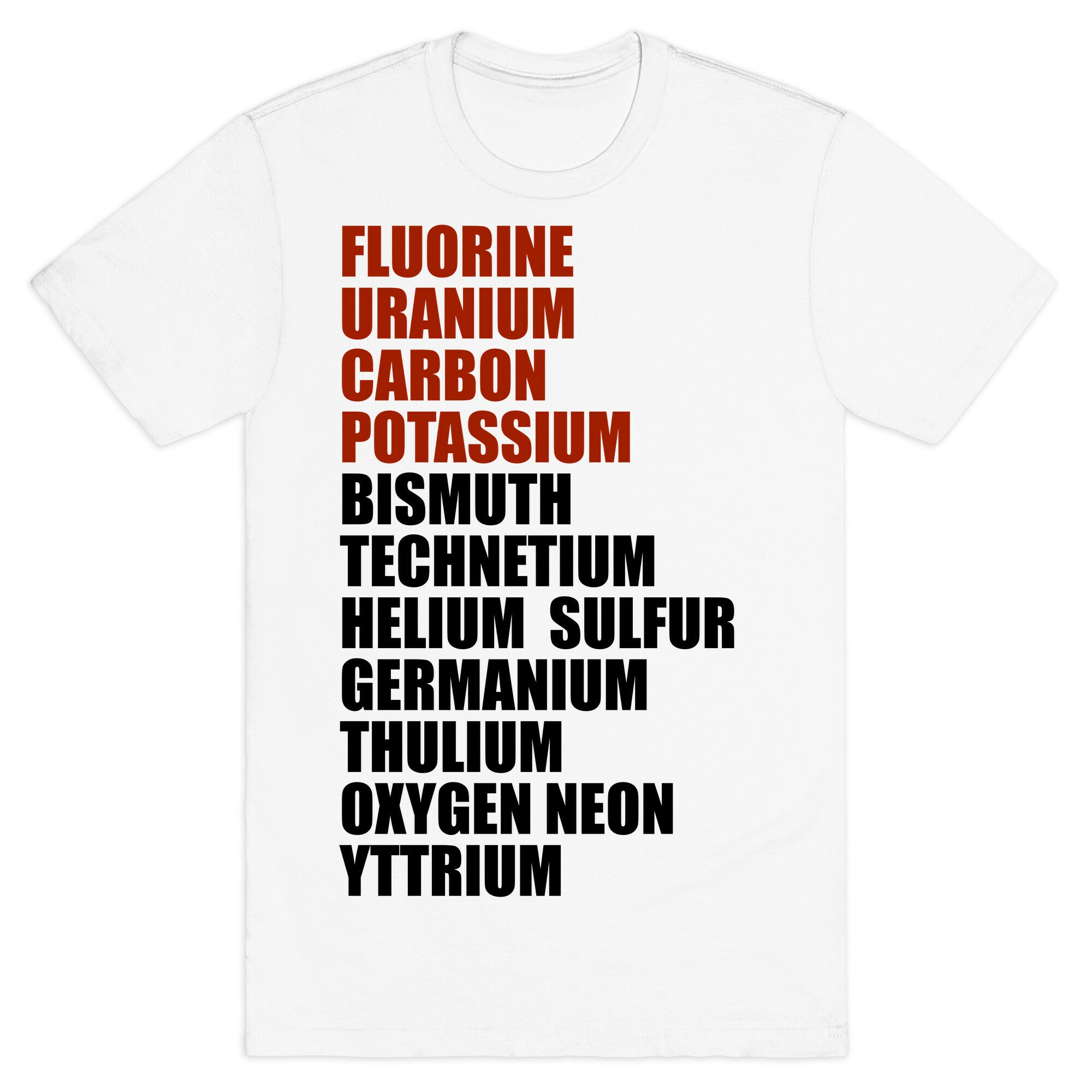 Chemistry Rap Tribute T-Shirt